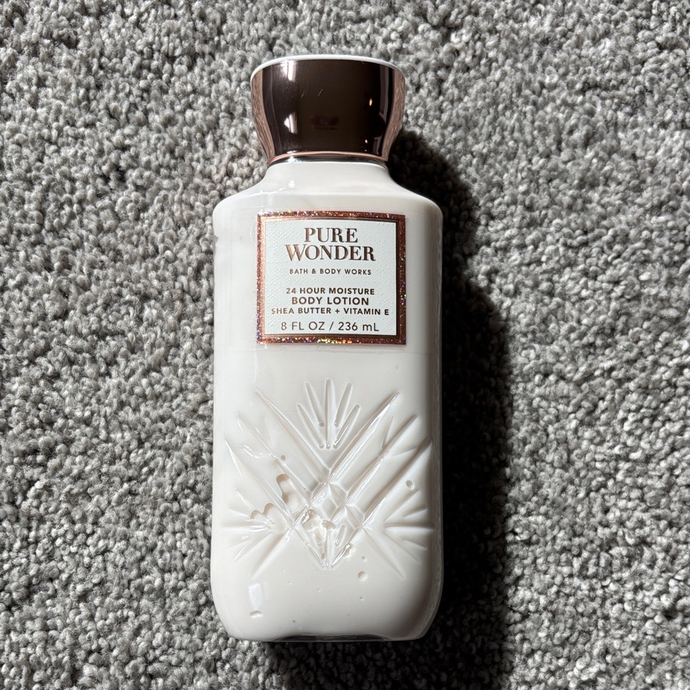 New Bath & Body Works Pure Wonder Lotion